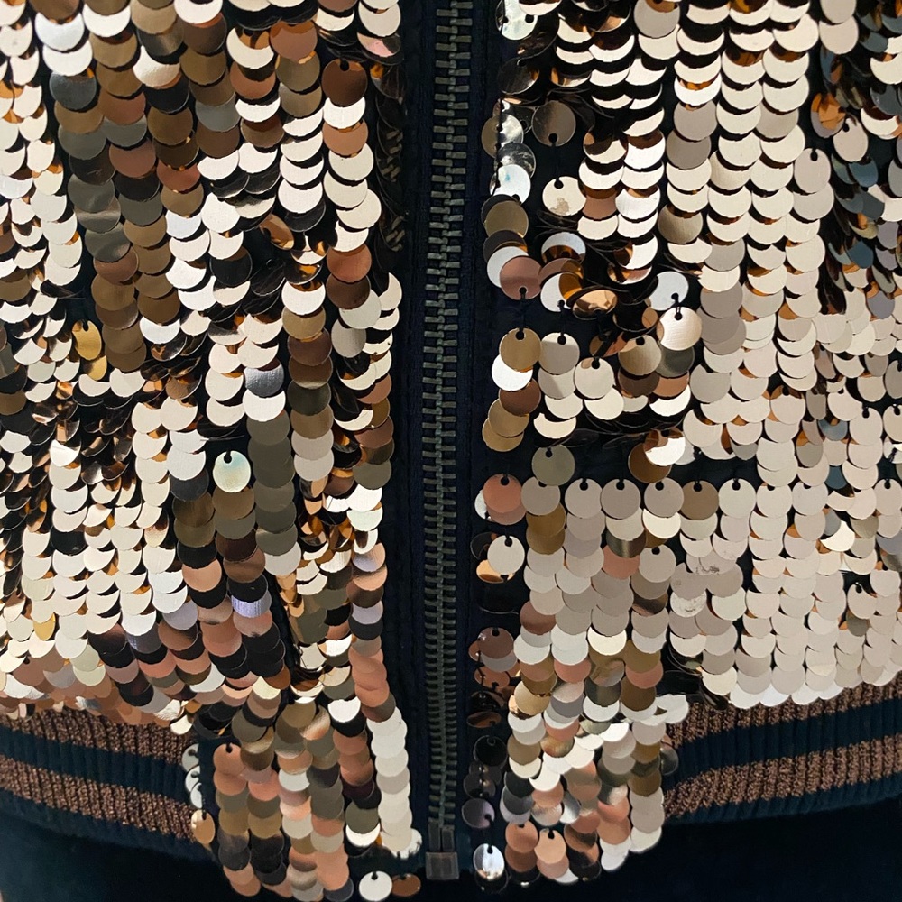 Scripted Sequin Bomber Jacket - Scripted- NWT. New With Tags. - Picture 9 of 16